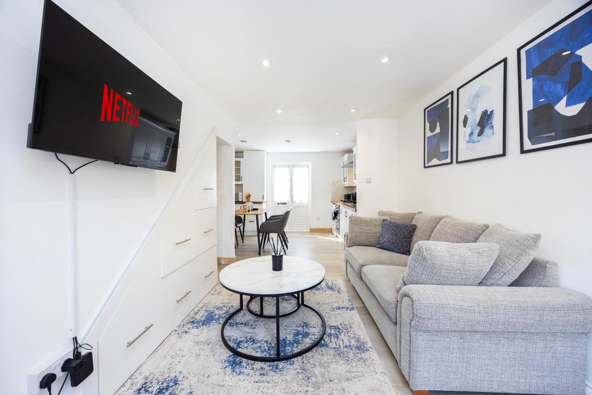 Сasa de vacaciones Stylish 2 Bedroom With Garden Free Parking Smart Tvs Close To Thames Riverside And Canary Wharf